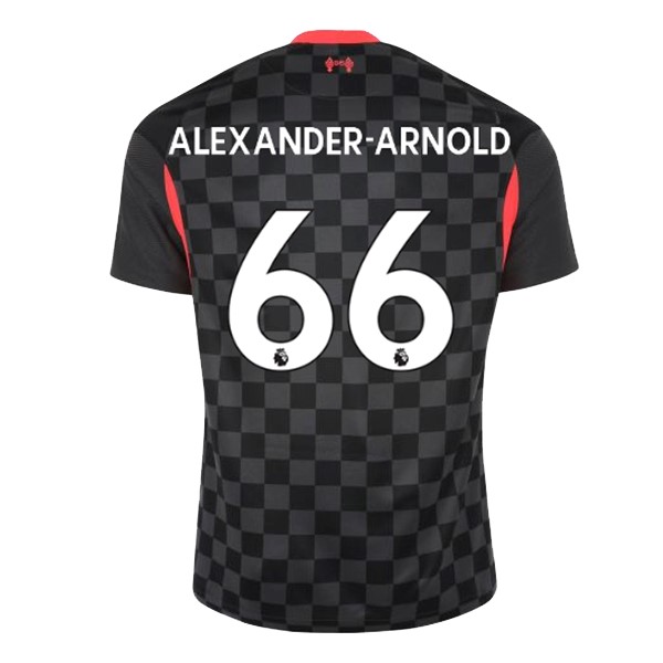Camiseta Liverpool NO.66 Arnold 3ª 2020-2021 Negro